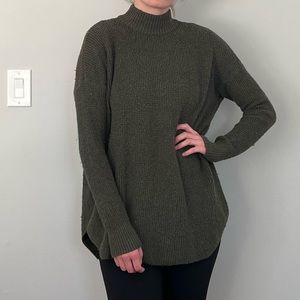 American Eagle Chunky Mock Neck Knit Sweater